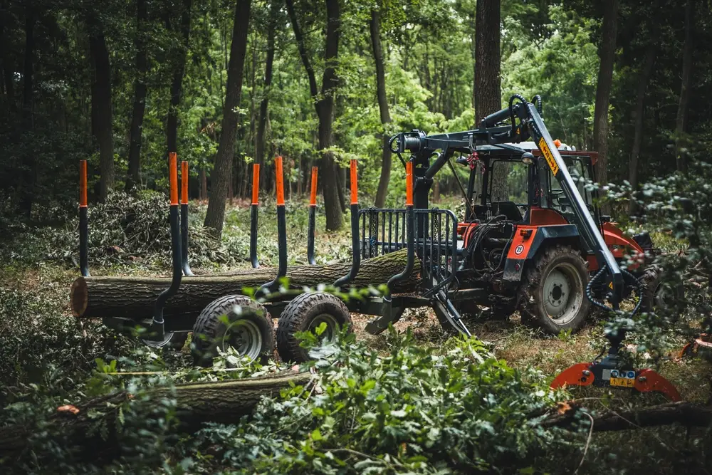 right logging winch
