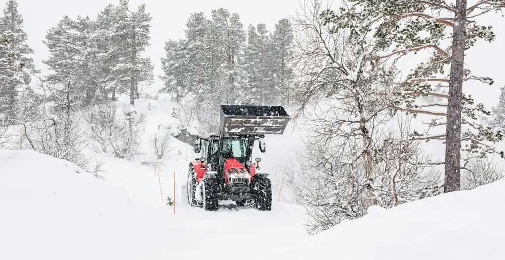 forestry machinery winter